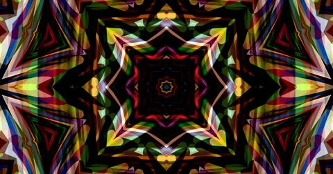 Techno Pixel Abstract Geometric Symmetric Pattern Cyber Tech 스톡 일러스트