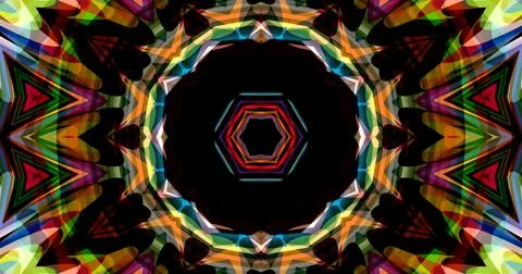 Techno Pixel Abstract Geometric Symmetric Pattern Cyber Tech Illustrazione stock