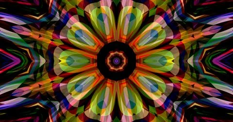 Techno Pixel Abstract Geometric Symmetric Pattern Cyber Tech イラスト素材