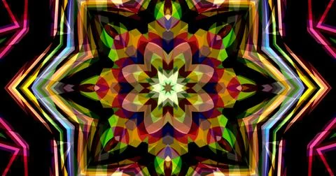 Techno Pixel Abstract Geometric Symmetric Pattern Cyber Tech 스톡 일러스트