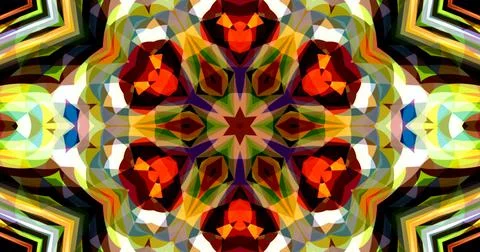 Techno Pixel Abstract Geometric Symmetric Pattern Cyber Tech Stock Illustration