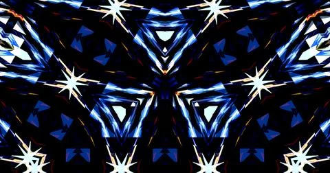 Techno Pixel Abstract Geometric Triangle Pattern イラスト素材