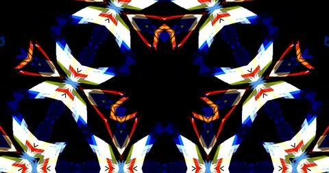 Techno Pixel Abstract Geometric Triangle Pattern Stock Illustration