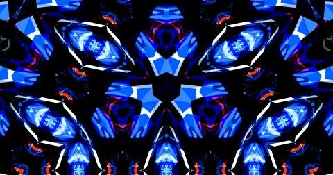 Techno Pixel Abstract Geometric Triangle Pattern Stock Illustration