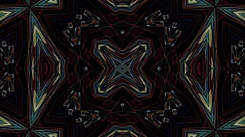 Techno Pixel Pattern Shape Matrix Abstract Background Loop Stock Footage 167562204