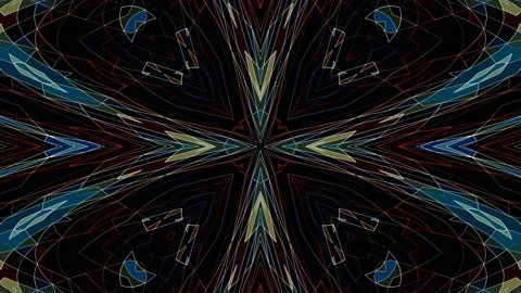 Techno Pixel Pattern Shape Matrix Abstract Background Loop Stock Footage 167562223