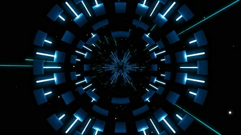 Techno Pulse 4K 04 Stock Footage 86825538