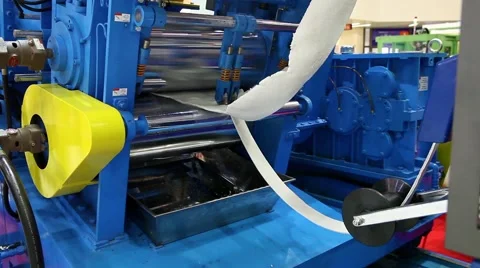 Techno Rubber specialized isreconditioning machine for rubber processing. Stock Footage 52582891