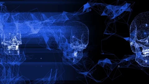 Techno Skull 1-1 Vídeos de archivo 120014953