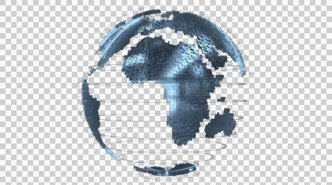 Techno Style Globe Video stock 42756541