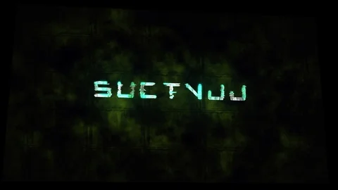 Techno SUCCESS text animation Stock Footage 121963755
