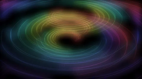 Techno Swirl Loop Animation Stock Footage 2595737