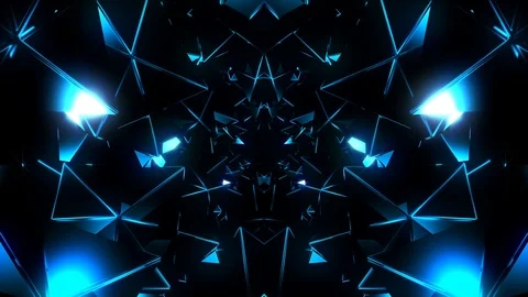 Techno Tunnel Blue Видео 102395883