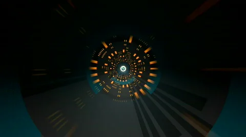 Techno tunnel Stock Footage 302581