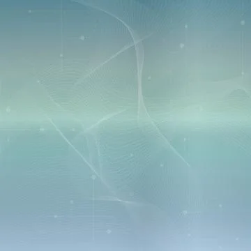 Techno vector abstract blurred background with soft lines. Cyberspace. Stock Illustration