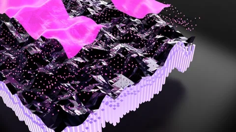 Techno Wave (HD+Loop) Stockbeeldmateriaal 7737682