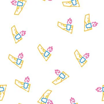 Techno wing vector seamless pattern Illustrazione stock