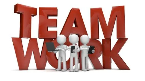 Techno workers Stock Illustration