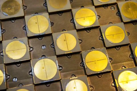 Technogenic background - Active electronically scanned array front-view x-ran Stock Photos