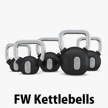 Technogym - Free Weight Kettlebells 3D Model