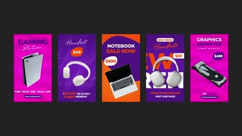 Technologhy Instagram Stories Stock After Effects