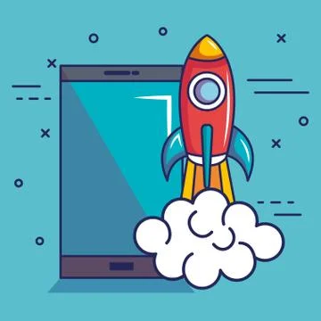 Technologic gadgets design Illustrazione stock