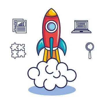 Technologic gadgets design Illustrazione stock