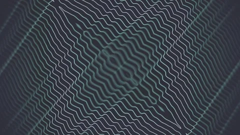 Technological 4K animation. A hypnotic portal made of diagonal lines Stock Footage 327642312