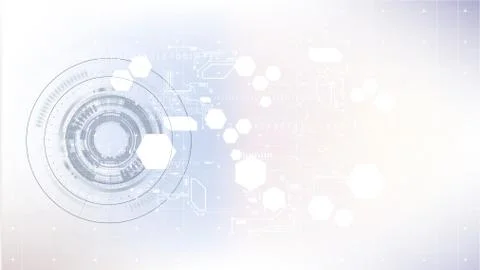 Technological abstract digital element circuit blueprint modern background ve Stockillustratie