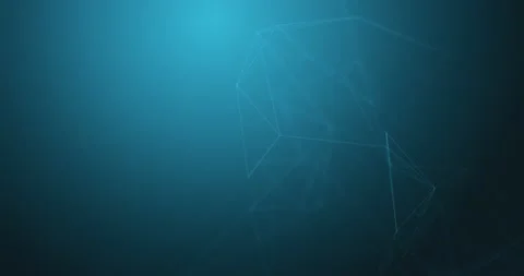 Technological abstract geometric background with plexus lines. Stock Footage 169997270