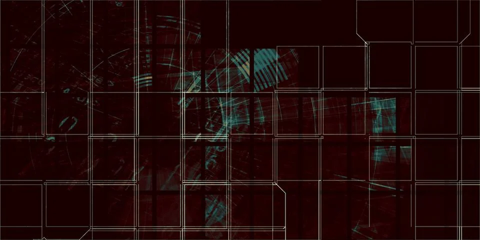 Technological Advancement Human Digital Interface Integration System Stockillustratie