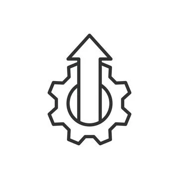 Technological Advancement, icon in line design. Innovation, future technology Stock Illustration