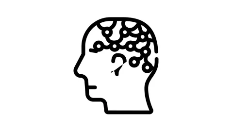 Technological analyzes black icon animation 스톡 동영상 156662341