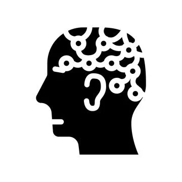 Technological analyzes glyph icon vector illustration black 스톡 일러스트