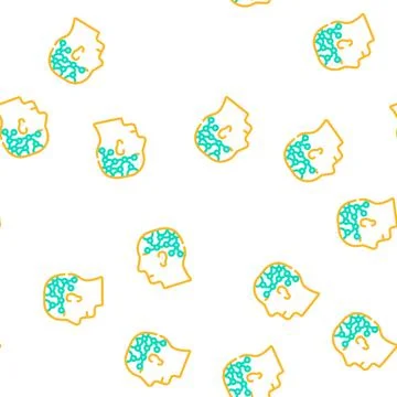 Technological analyzes vector seamless pattern Stock Illustration