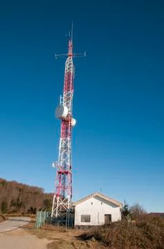 Technological antenna 스톡 사진