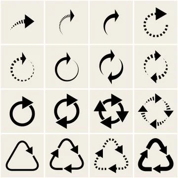 Technological arrows Stock Illustration