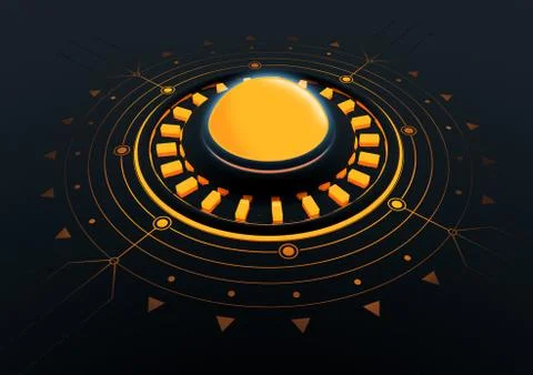 Technological Background 1 Stock Illustration