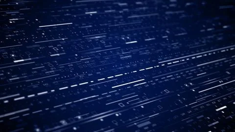 Technological background. Data transfer lines 2GFX 3D.User Interface data Stock Illustration