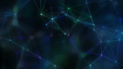 Technological background depicting the exact course of neural operations Stock Footage 235614010