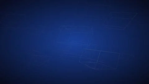 Technological background featuring a field of semi-transparent Vidéo 339045292