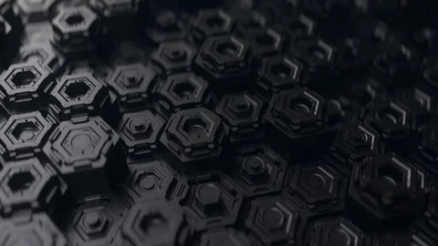 Technological background of high technologies, a complex working mechanism in Stock-Footage 257525556