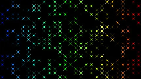 Technological background. Neon background of squares. Stock Footage 306127442