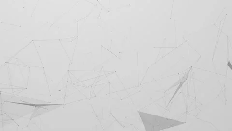 Technological Background with Plexus Lines. Geometric Abstract Animation Stock Footage 157208182