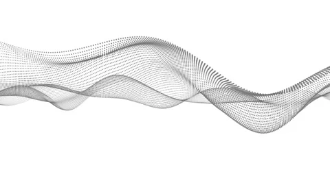 Technological background. Wave drawing of lines. Abstract wave . Stock Footage 289506165