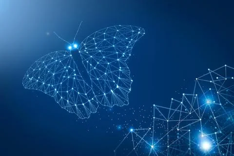 Technological concept of the Internet and communications . Stock Illustration