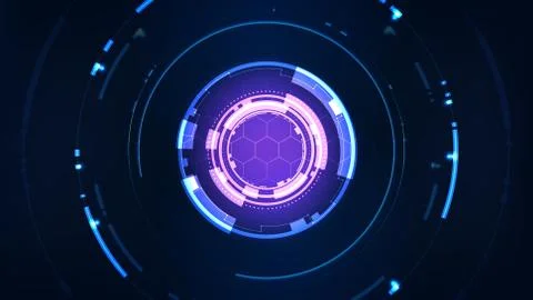 Technological cyber interface future system platform abstract background vect イラスト素材