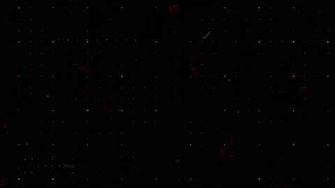 Technological dark background with data glitches, artifact, data and hud Stock Footage 134449876