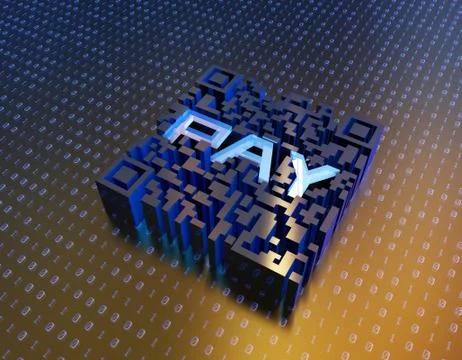 Technological data QR code, data identification, online payment Illustrazione stock