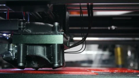 Technological development 3d printing of 3d printers Stock Footage 89147223
